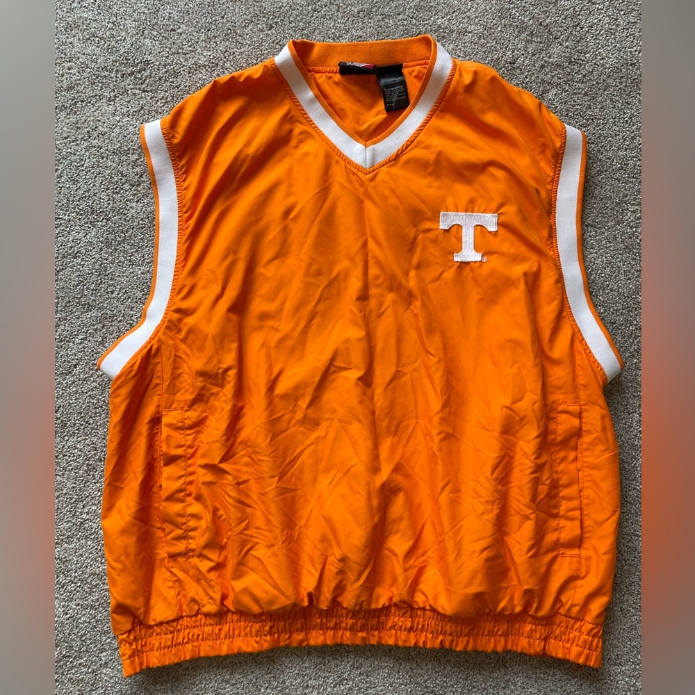 Men’s Tennessee Volunteers Vest Team Athletics Windbreaker- Size XL